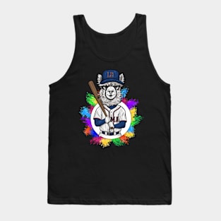 lama baseball Tank Top